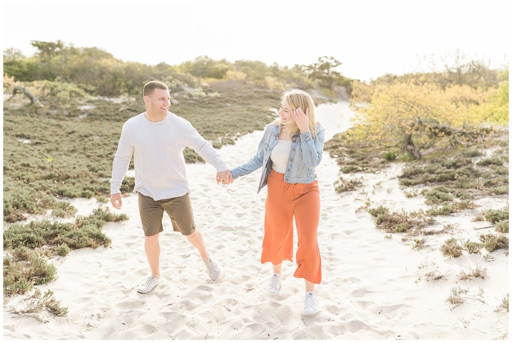 Engagement Photos on Island Beach State Park