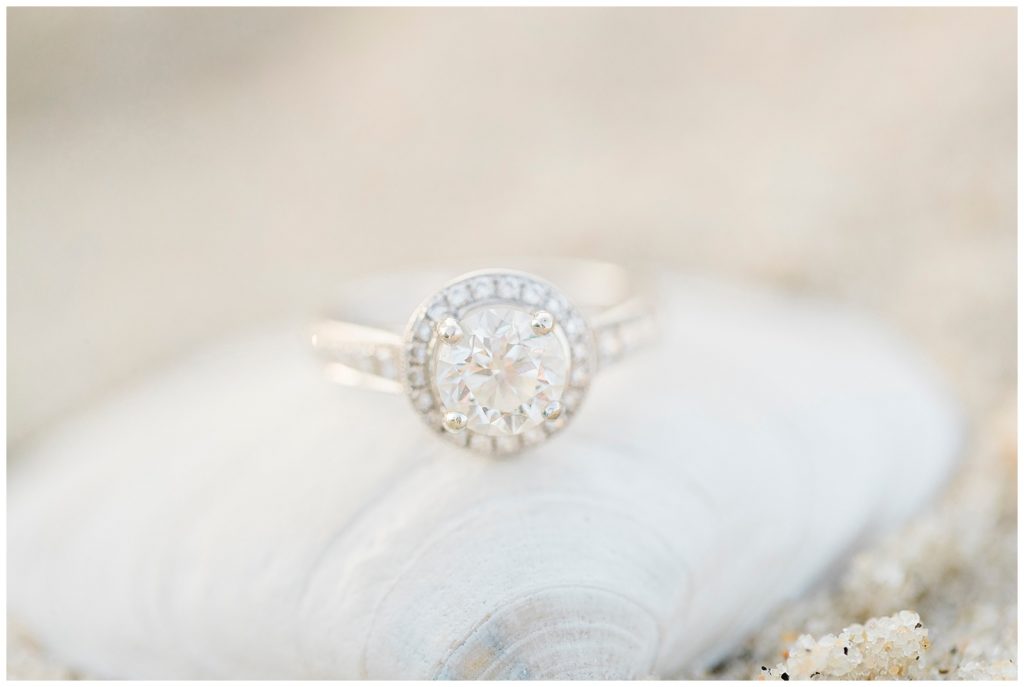 engagement photos at spring lake beach