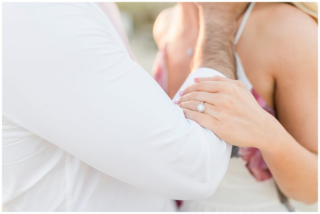 engagement photos at spring lake beach