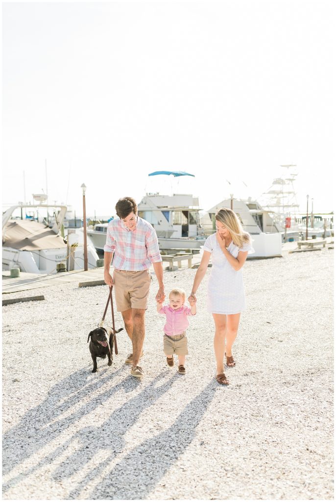 Family Photos with boats