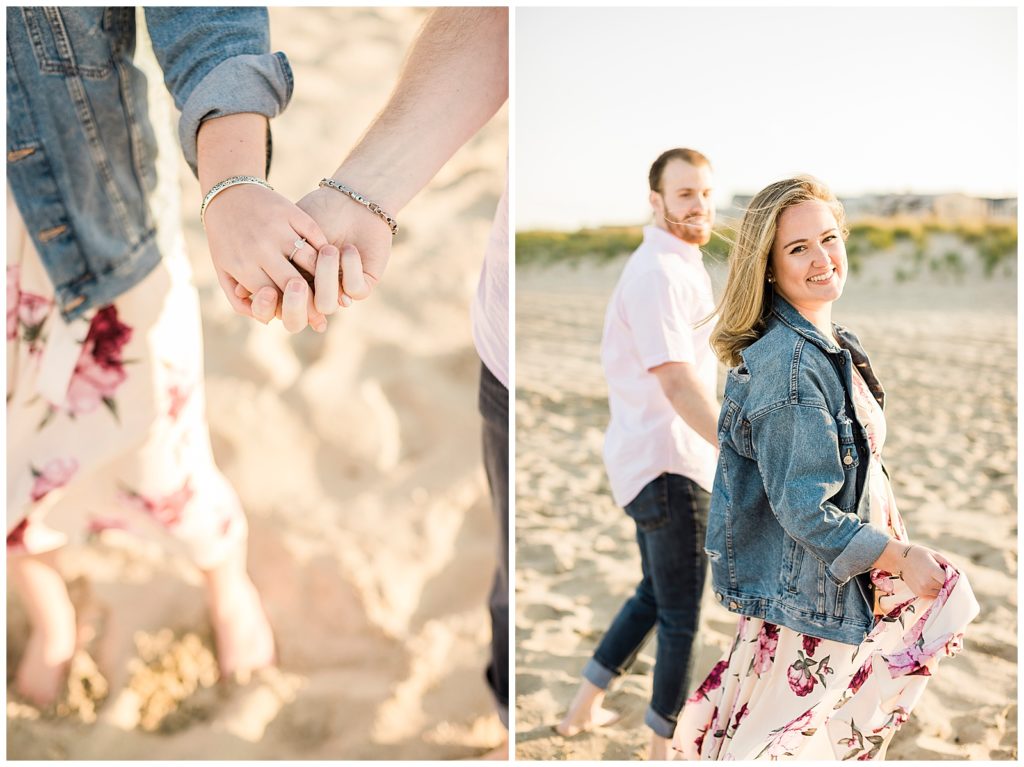 engagement photos in Bradley beach
