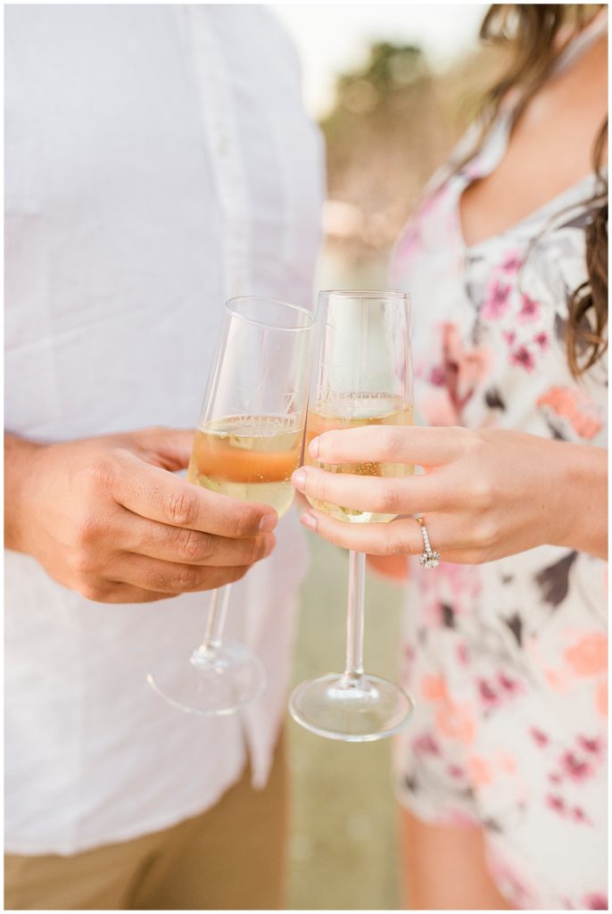 beach engagement session