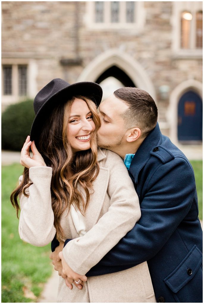 Engagement Photos with a Hat