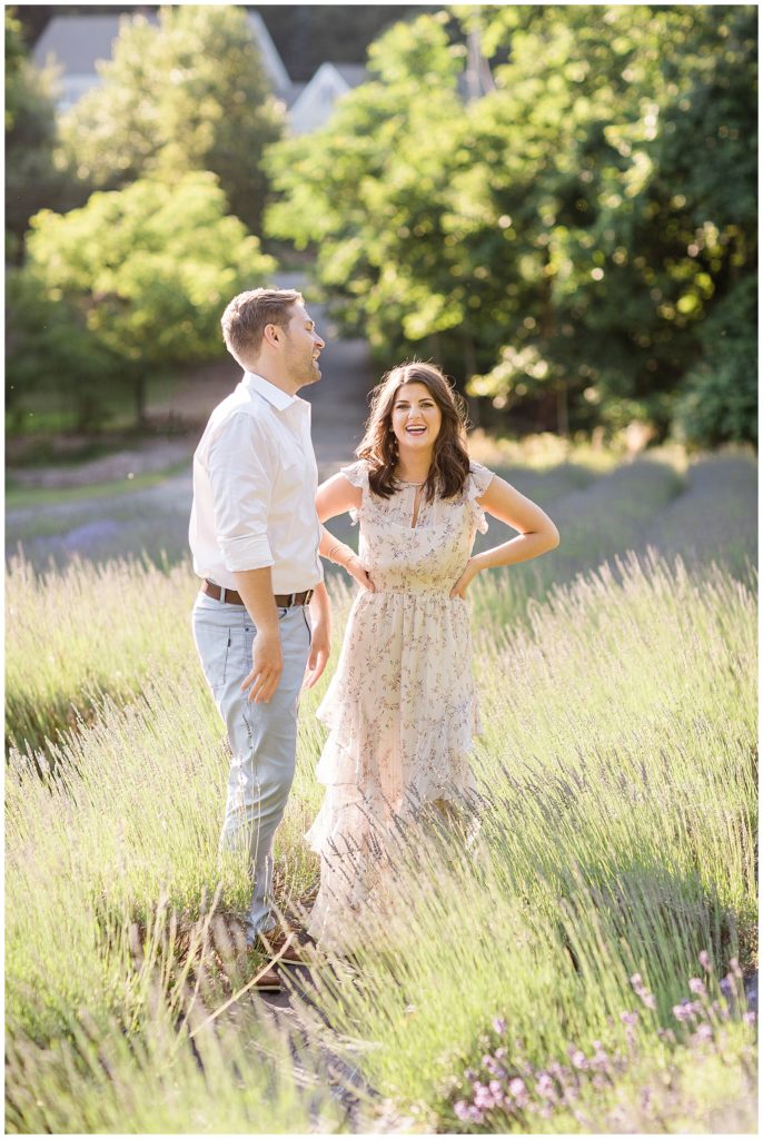 lavender field engagement pics