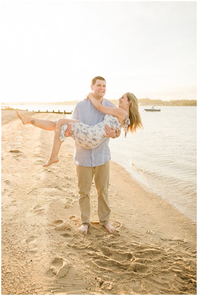 ocean gate boardwalk engagement photos