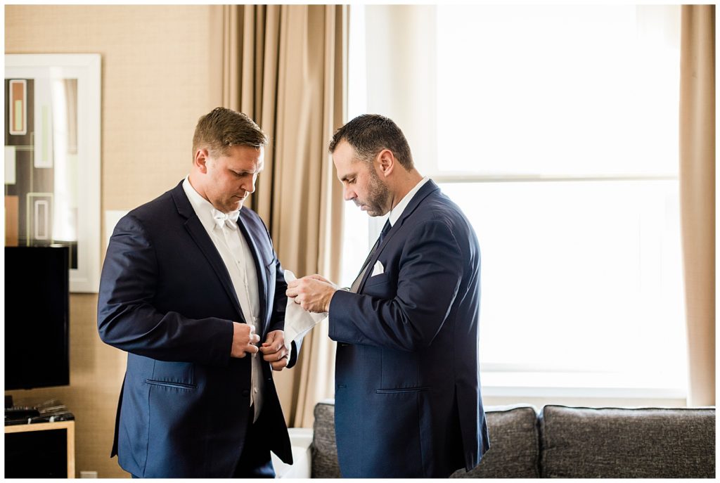 groom getting ready photos