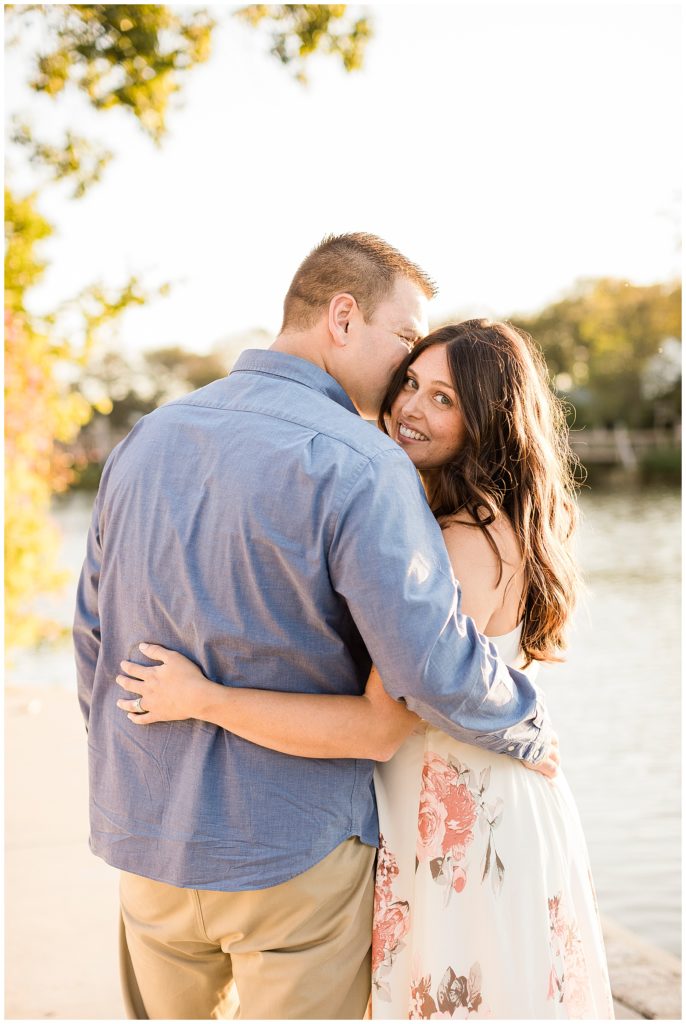 spring lake divine park engagement pictures