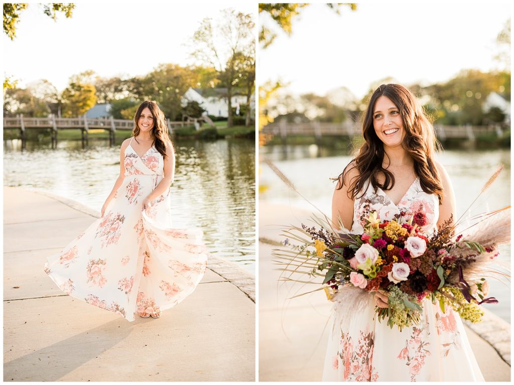 spring lake divine park engagement pictures