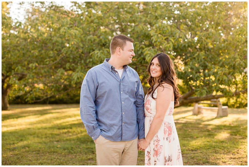 spring lake park engagement photos