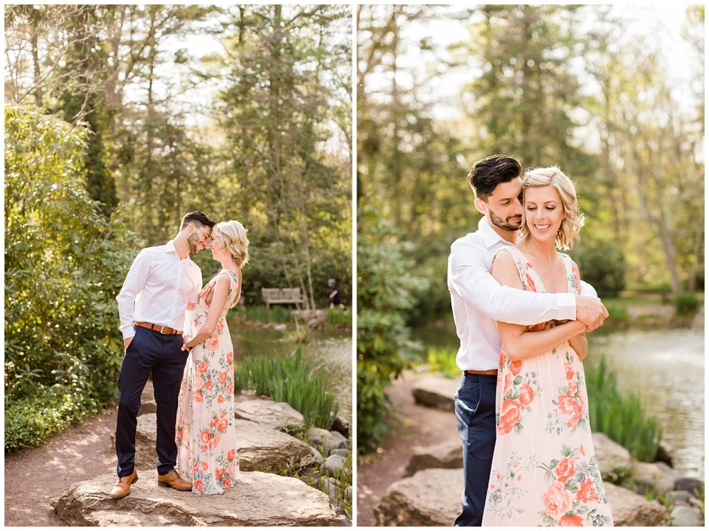 garden engagement photos nj