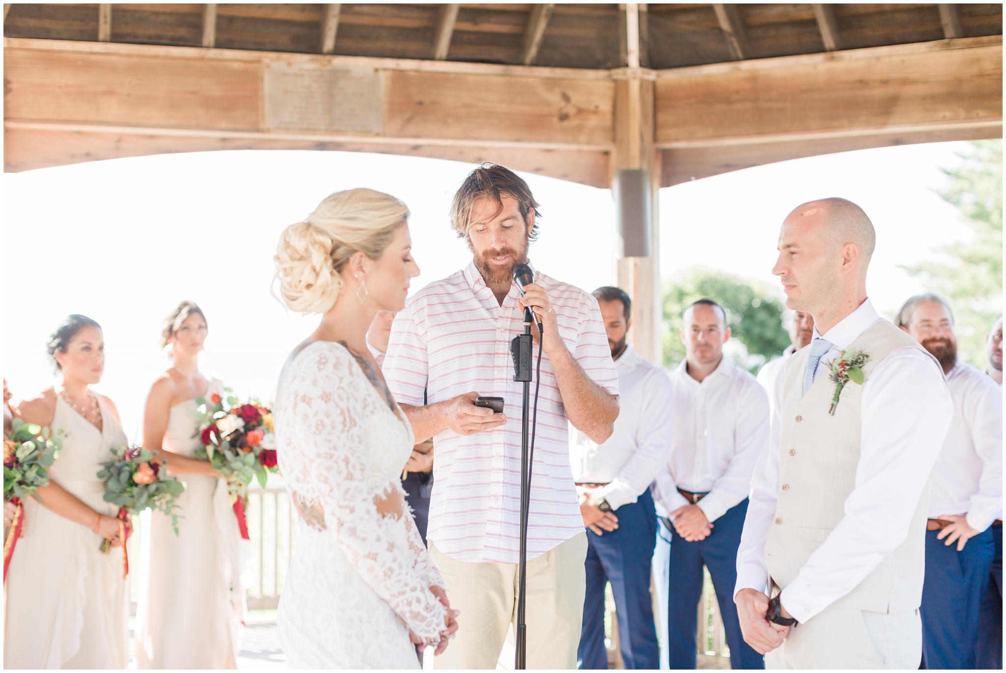 Wedding at Lavallette Gazebo