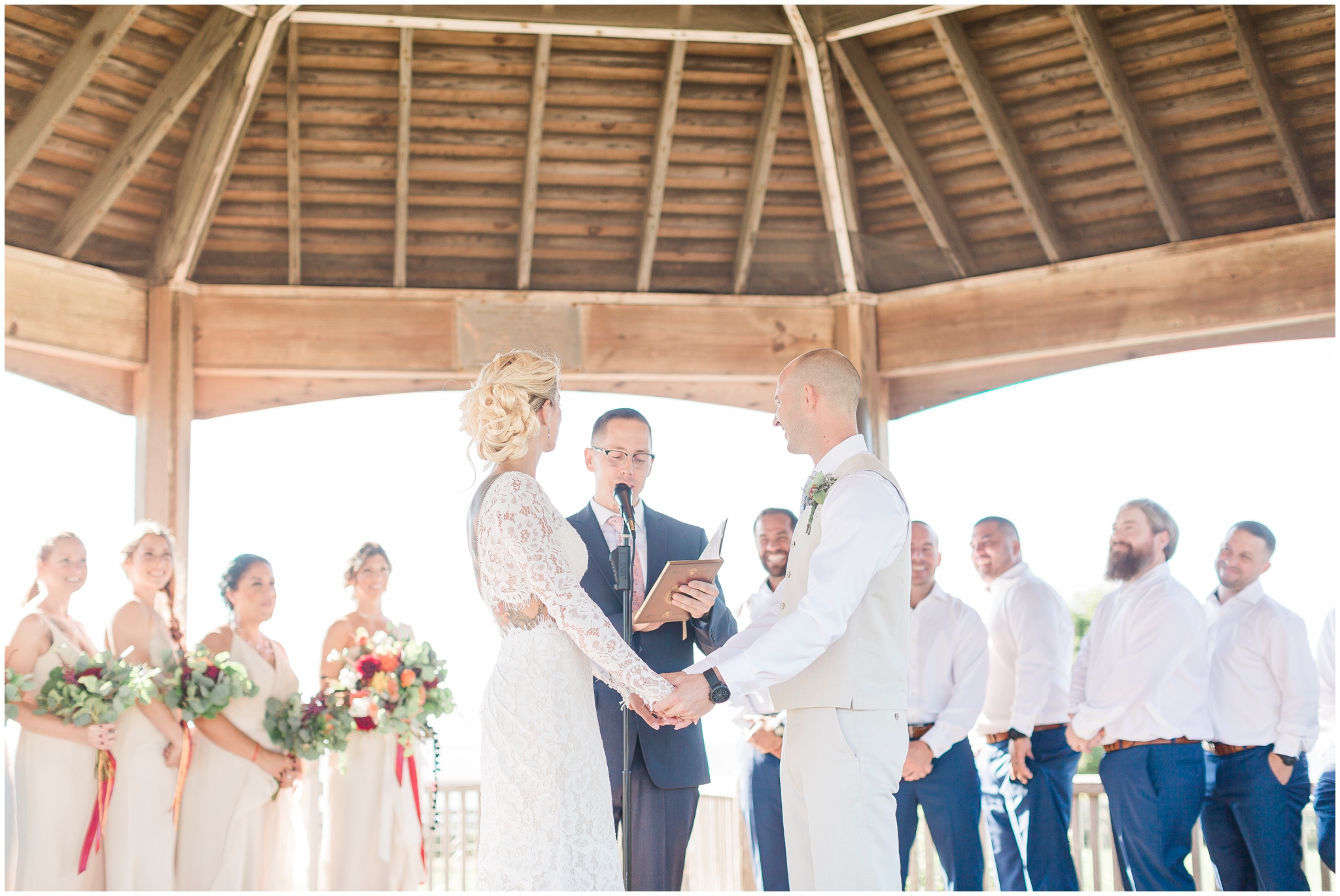 Wedding at Lavallette Gazebo