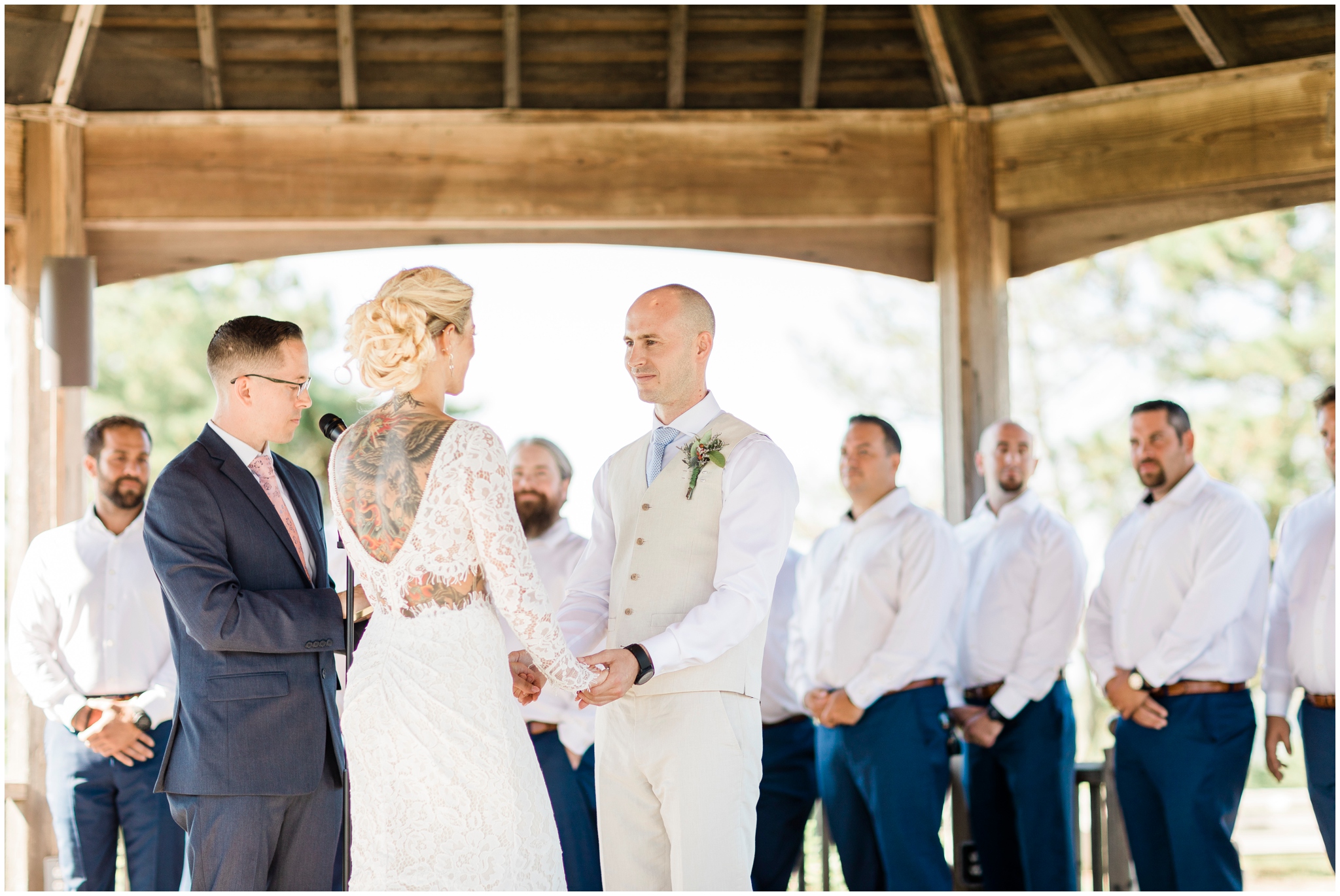 Wedding at Lavallette Gazebo