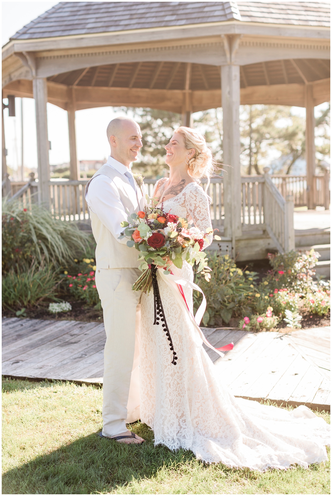 Wedding at Lavallette Gazebo