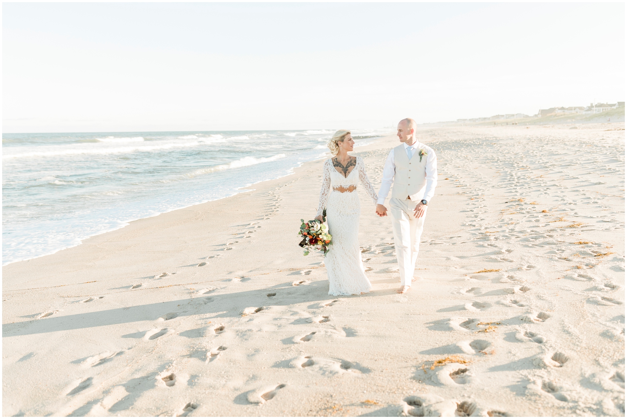 Backyard Beach Wedding  In Lavallette  New Jersey  New 