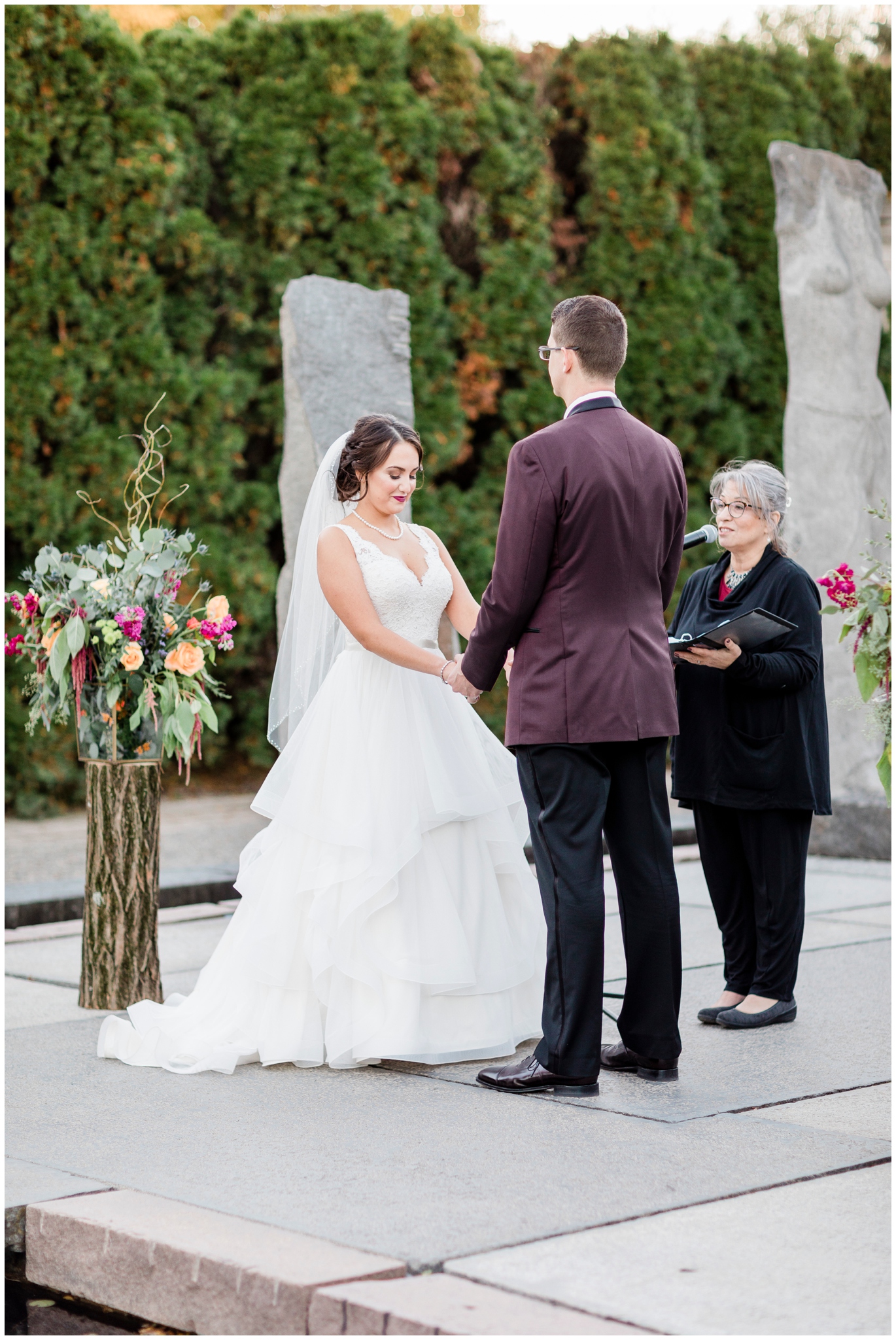 Outdoor Ceremony at Grounds for Sculpture Pics